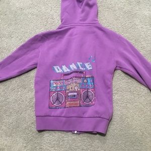 Really good condition Butter sweater in purple with studs